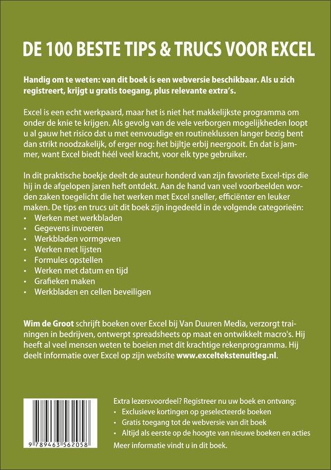 De 100 beste tips & trucs voor Excel