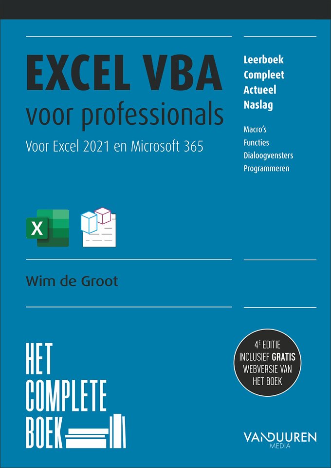 Het Complete Boek Excel VBA