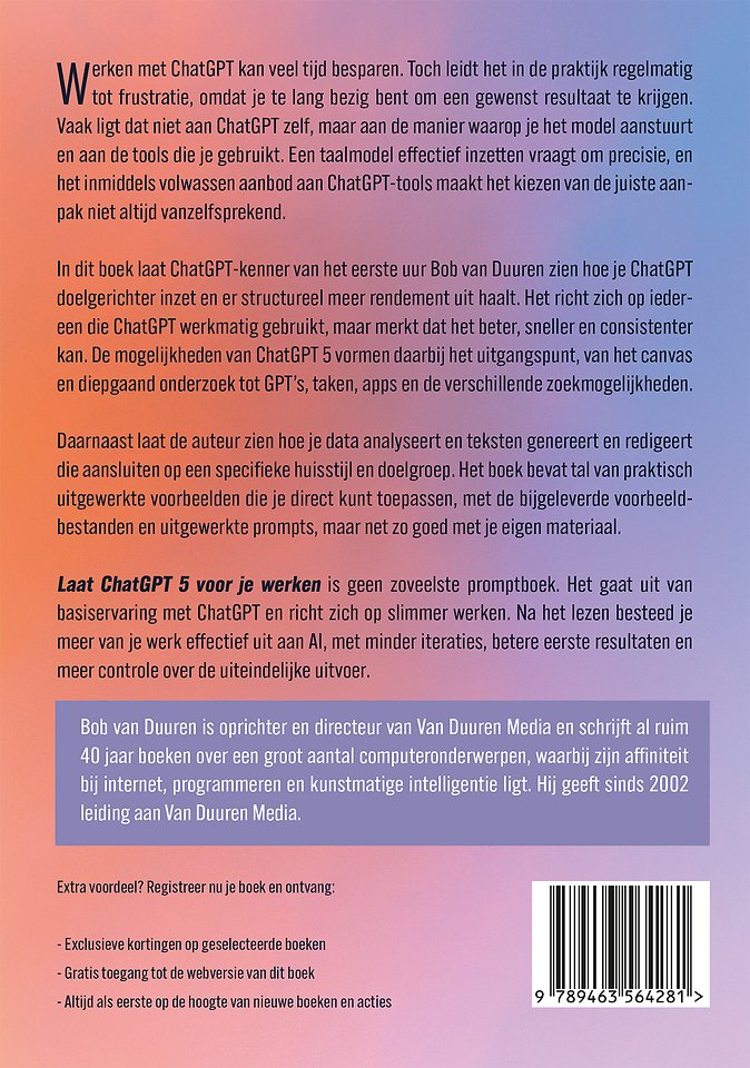 Laat ChatGPT 5 voor je werken!