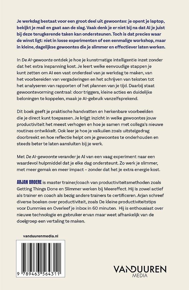 De AI-gewoonte