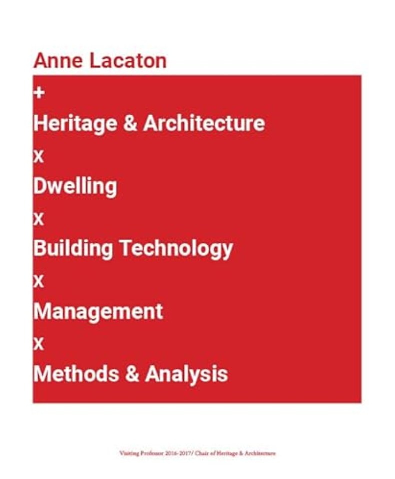Visiting Professor Anne Lacaton