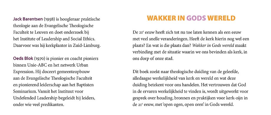 Wakker in Gods wereld