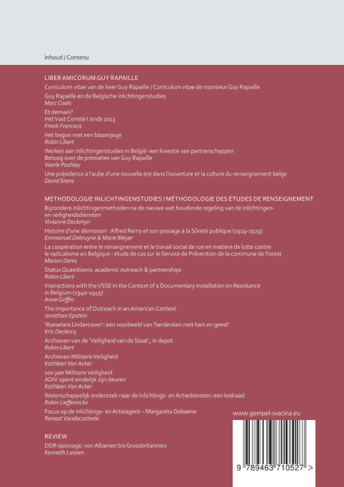 Methodologie inlichtingenstudies