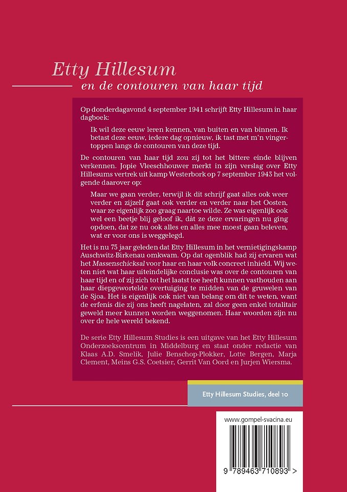 Etty Hillesum en de contouren van haar tijd