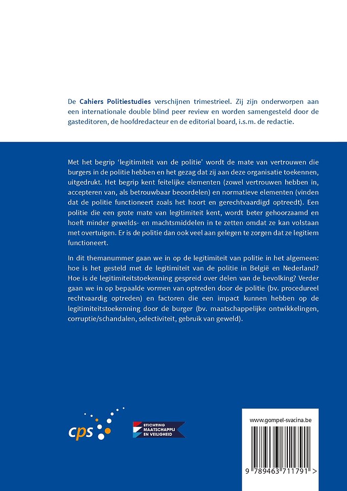 Politie en legitimiteit