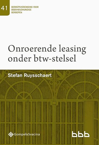 Onroerende leasing onder btw-stelsel
