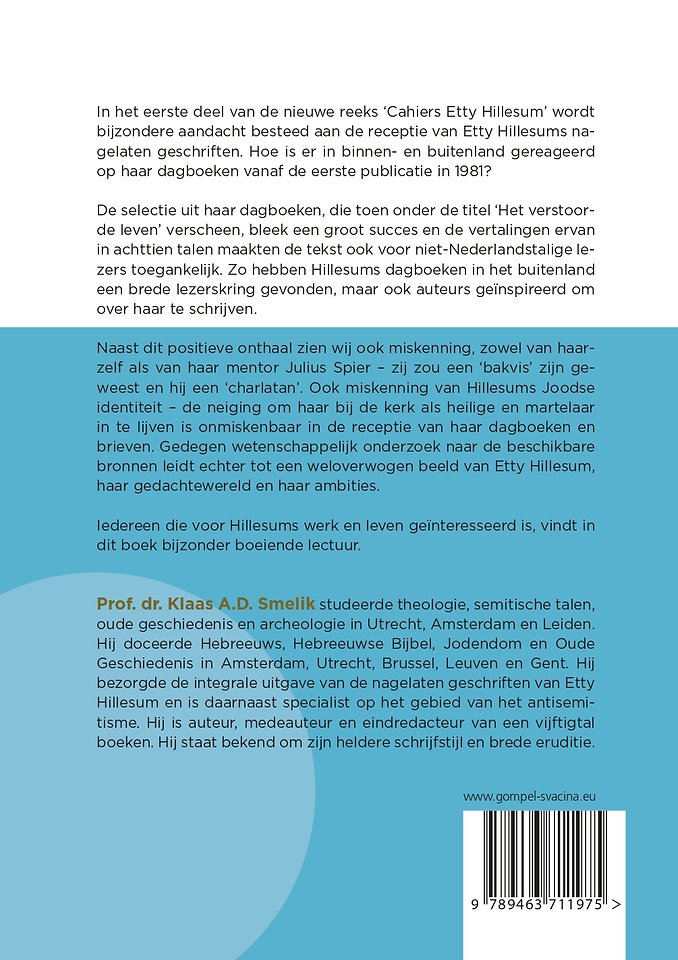 Etty Hillesum en de receptie van haar dagboeken