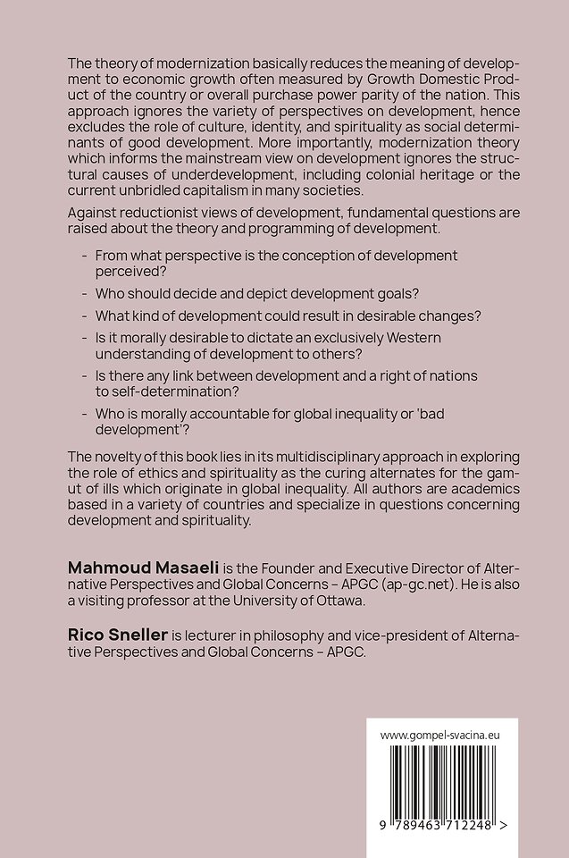 The Return of Ethics and Spirituality in Global Development