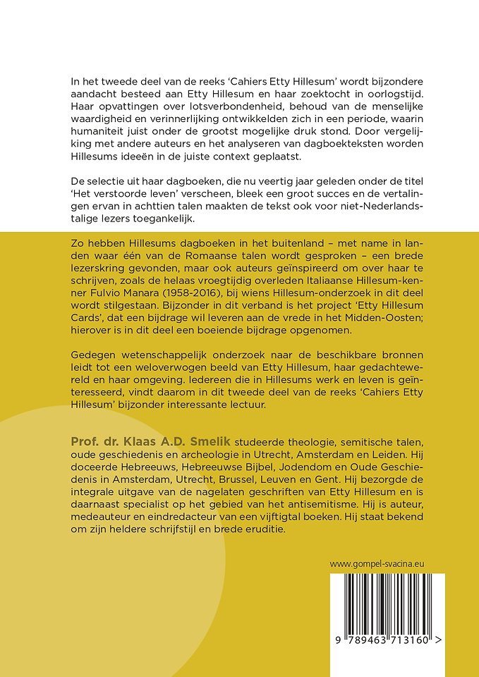 Etty Hillesum en haar zoektocht in oorlogstijd