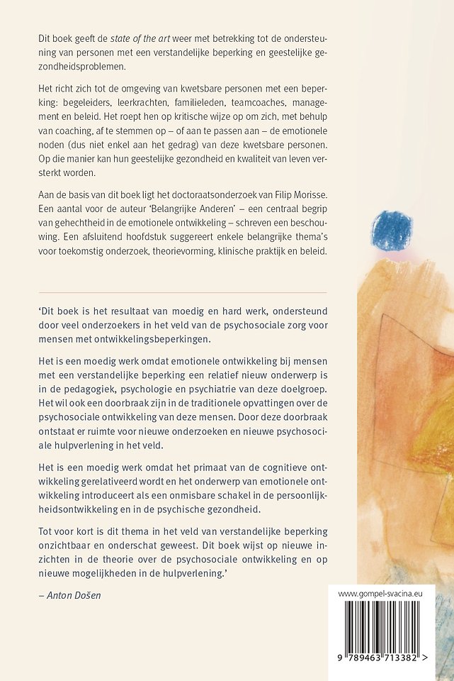 Emotionele ontwikkeling bij personen met een verstandelijke beperking en geestelijke gezondheidsproblemen