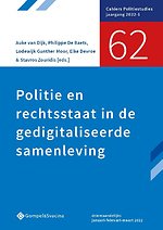 Politie en rechtsstaat in de gedigitaliseerde samenleving