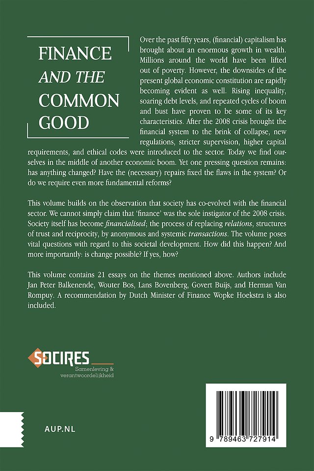 Finance and the Common Good