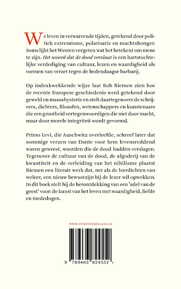 Het woord dat de dood verslaat