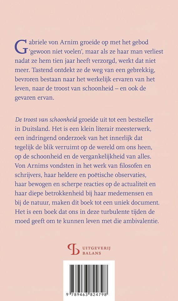 De troost van schoonheid