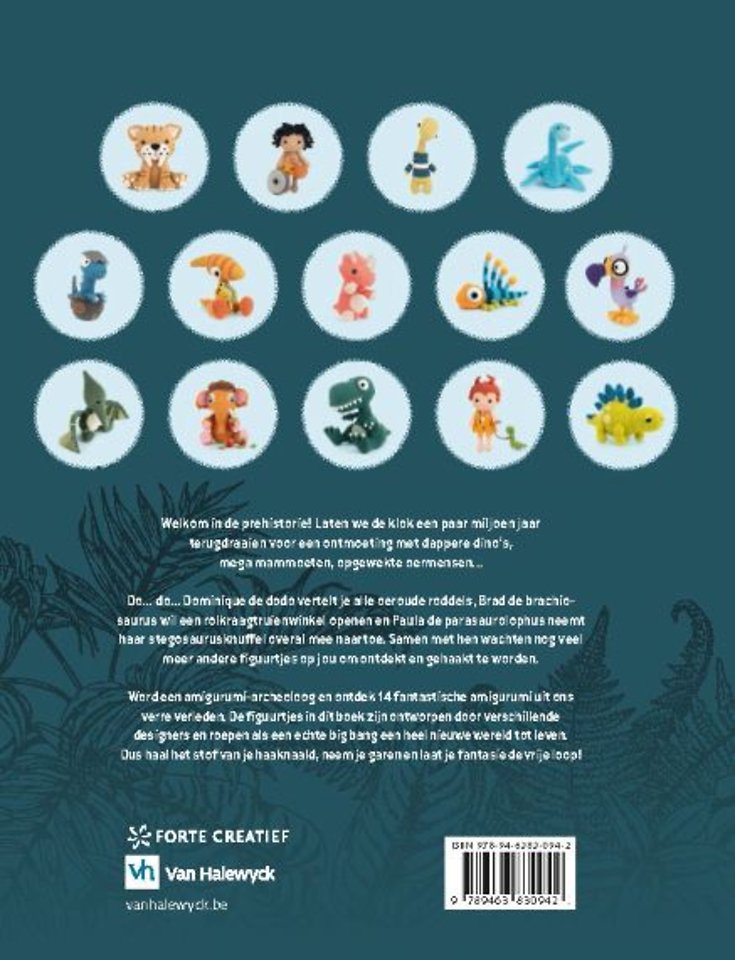 Amigurumi Dino's en Mammoeten