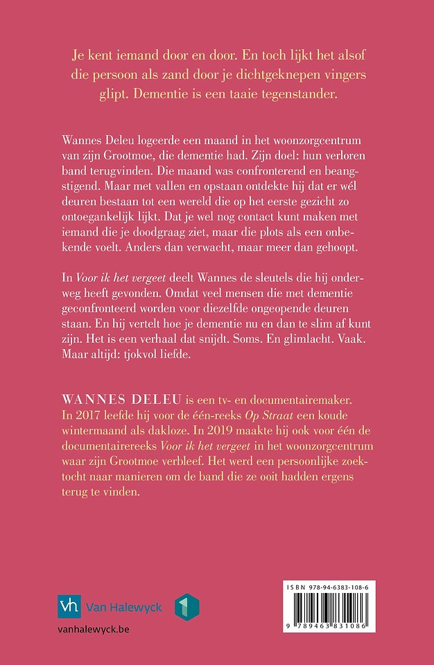 Voor ik het vergeet