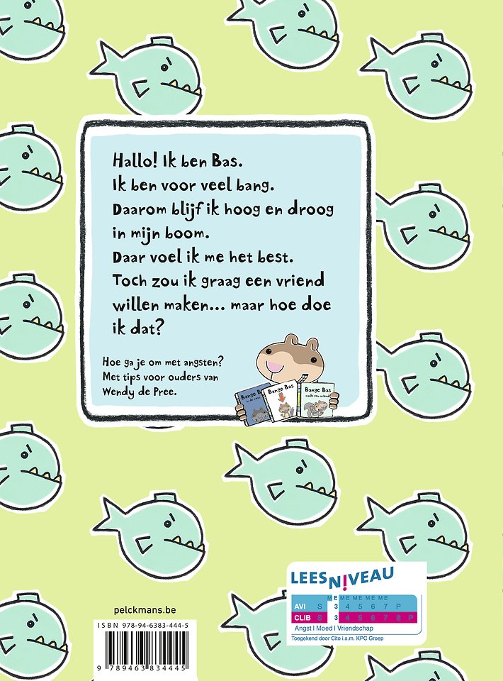 Bange Bas maakt een vriend