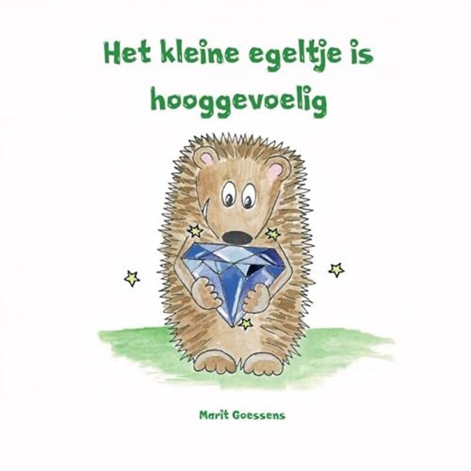 Het kleine egeltje is hooggevoelig