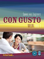 Spaans voor beginners - Con gusto - nieuw deel 1 tekstboek + Intertaal augmented