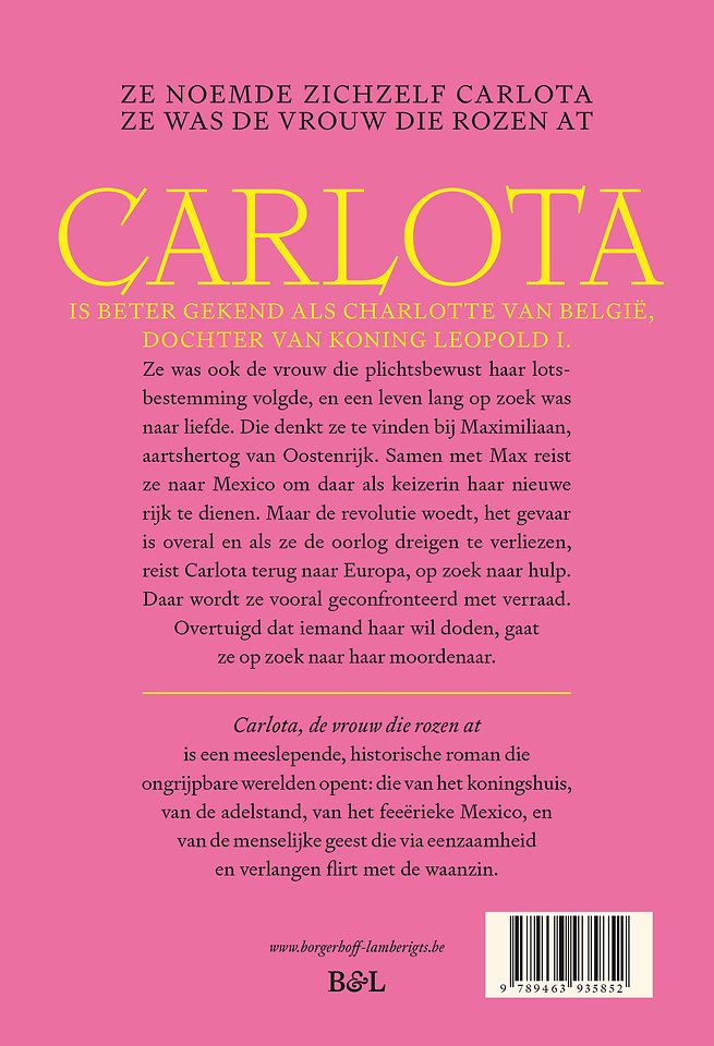 Carlota, de vrouw die rozen at