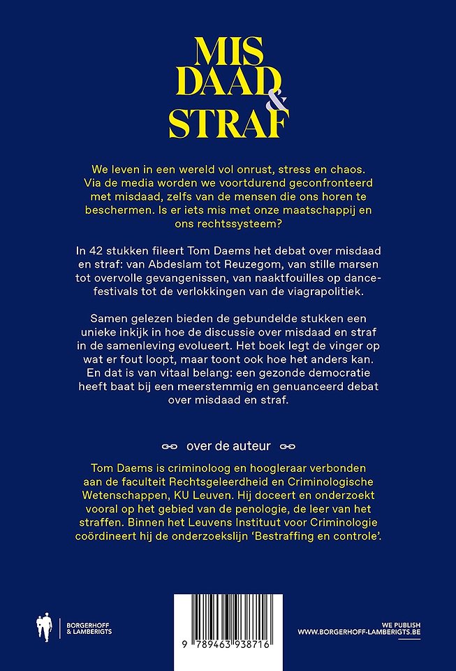 Misdaad en straf in onrustige tijden