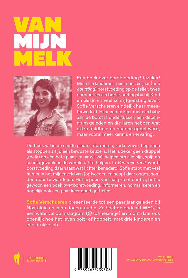 Van mijn melk