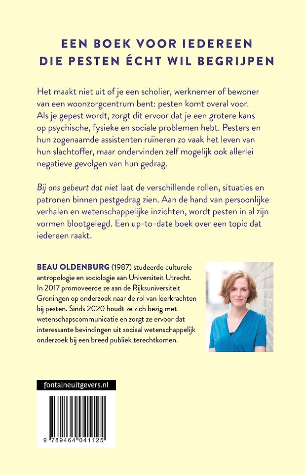 Bij ons gebeurt dat niet