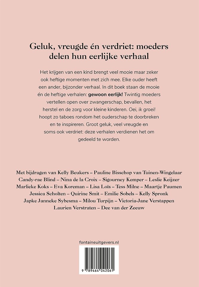 Oei, ik groei! Eerlijk