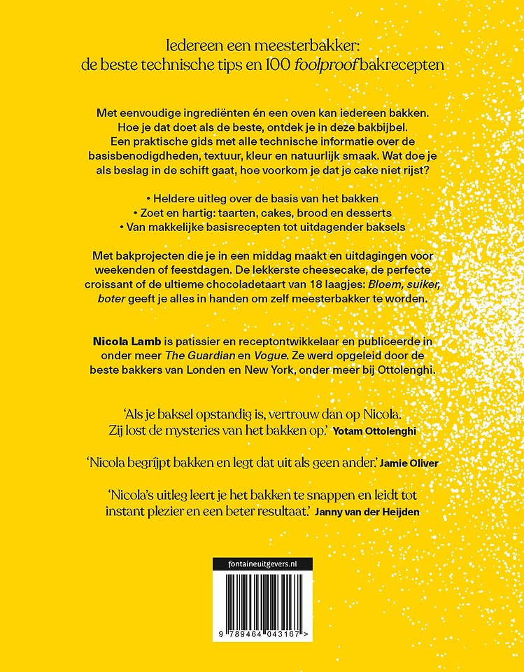 Bloem, suiker, boter