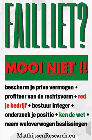 Failliet? Mooi Niet !!