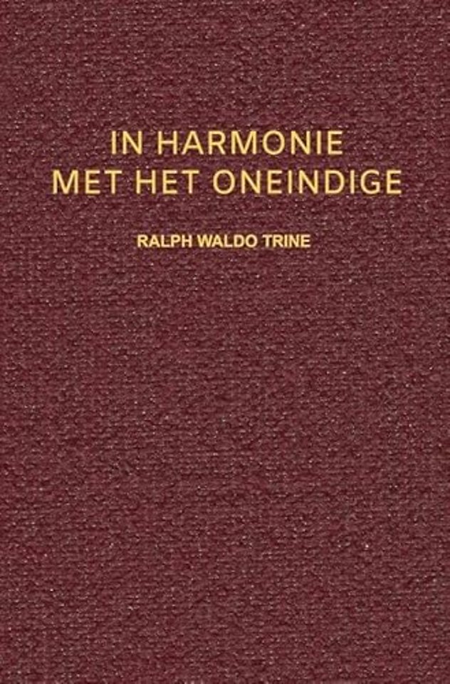 In Harmonie met het Oneindige