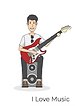 Gitaarakkoorden- Gitaartabs Notenschrift- Bladmuziek (A4) Man Guitar- Allets Comfort