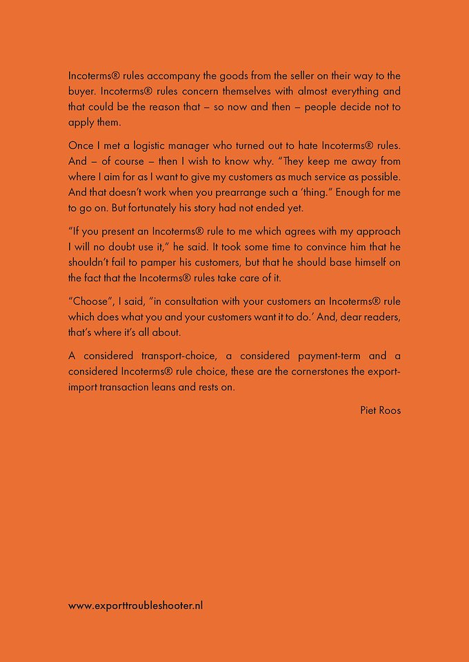 Incoterminology 2020