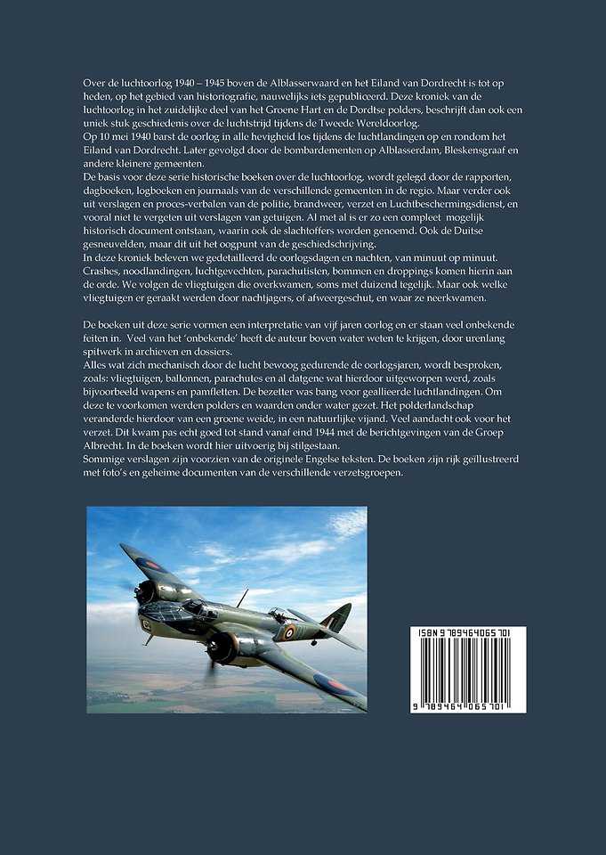 Kroniek van de luchtoorlog boven de Alblasserwaard en het Eiland van Dordrecht