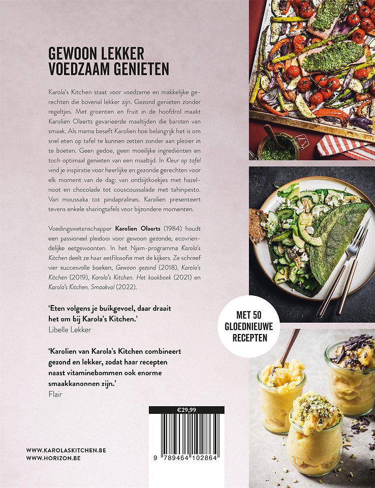 Karola's Kitchen: Kleur op tafel