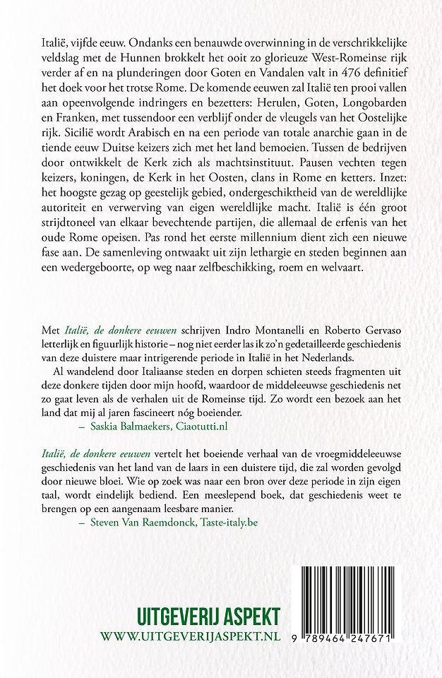 Italië, de donkere eeuwen 400 - 1000