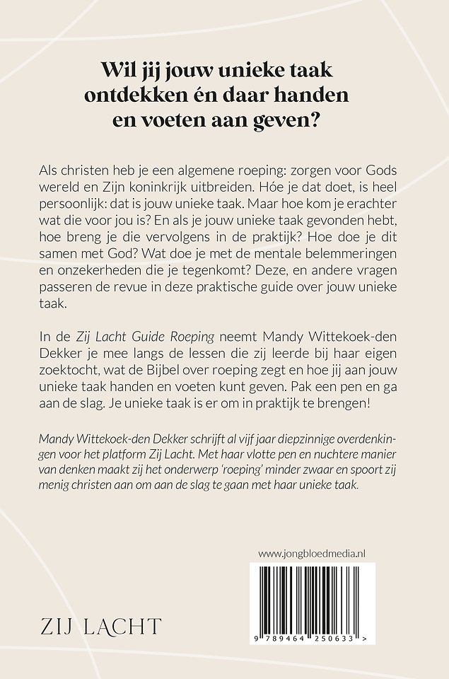 Zij lacht guide Roeping