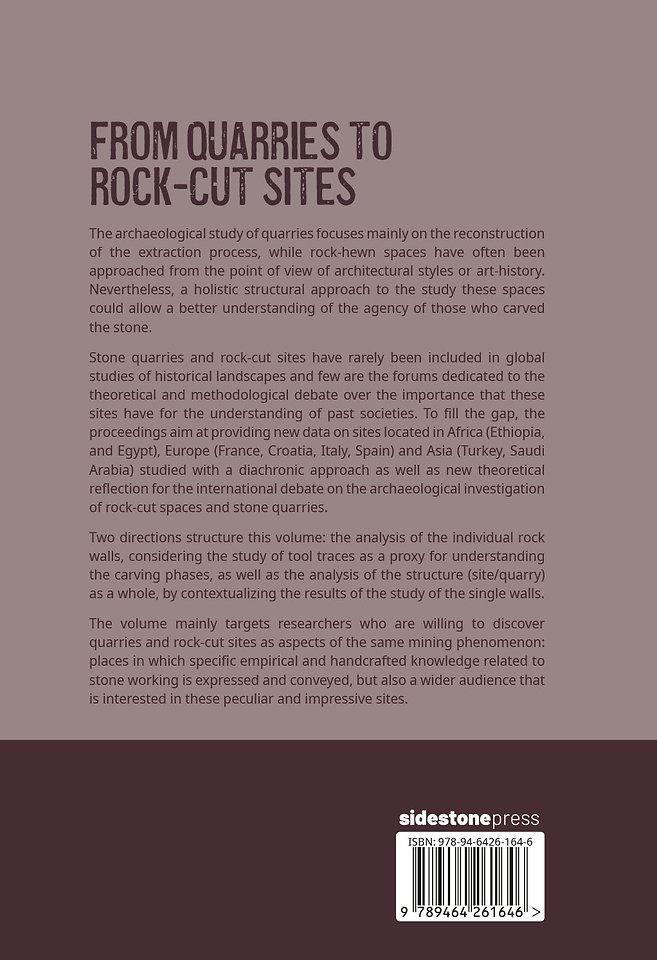From Quarries to Rock-cut Sites