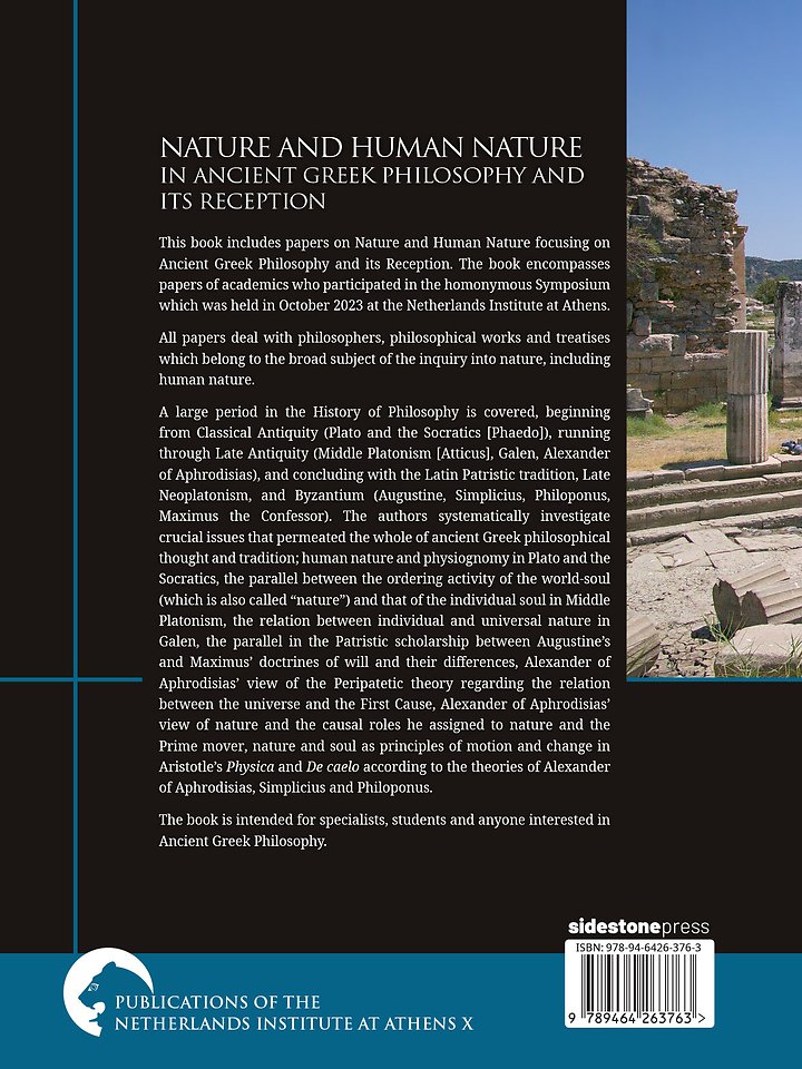 Nature and Human Nature in Ancient Greek Philosophy and Its Reception