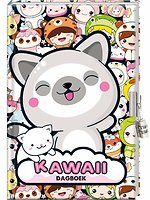 Dagboek met slot - Kawaii