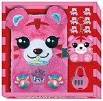 Dagboek met slot pluche - Little Tiger