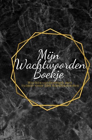 Mijn wachtwoordenboekje