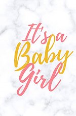 Babyshower gastenboek It's a baby girl