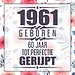 1964 Geboren 60 Jaar Tot Perfectie Gerijpt