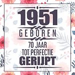 1954 Geboren 70 Jaar Tot Perfectie Gerijpt