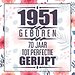 1954 Geboren 70 Jaar Tot Perfectie Gerijpt