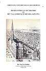 De registers van de tresorij en het taalgebruik te Brussel (1639-1795) De registers van de tresorij en het taalgebruik te Brussel (1639-1795)
