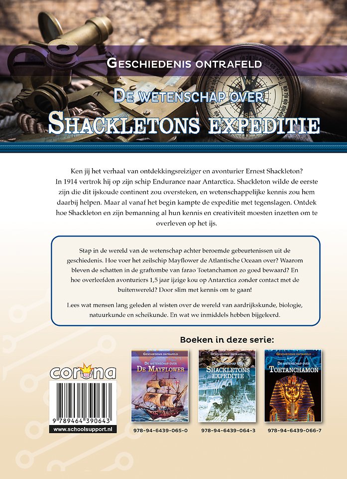 De wetenschap over Shackletons expeditie