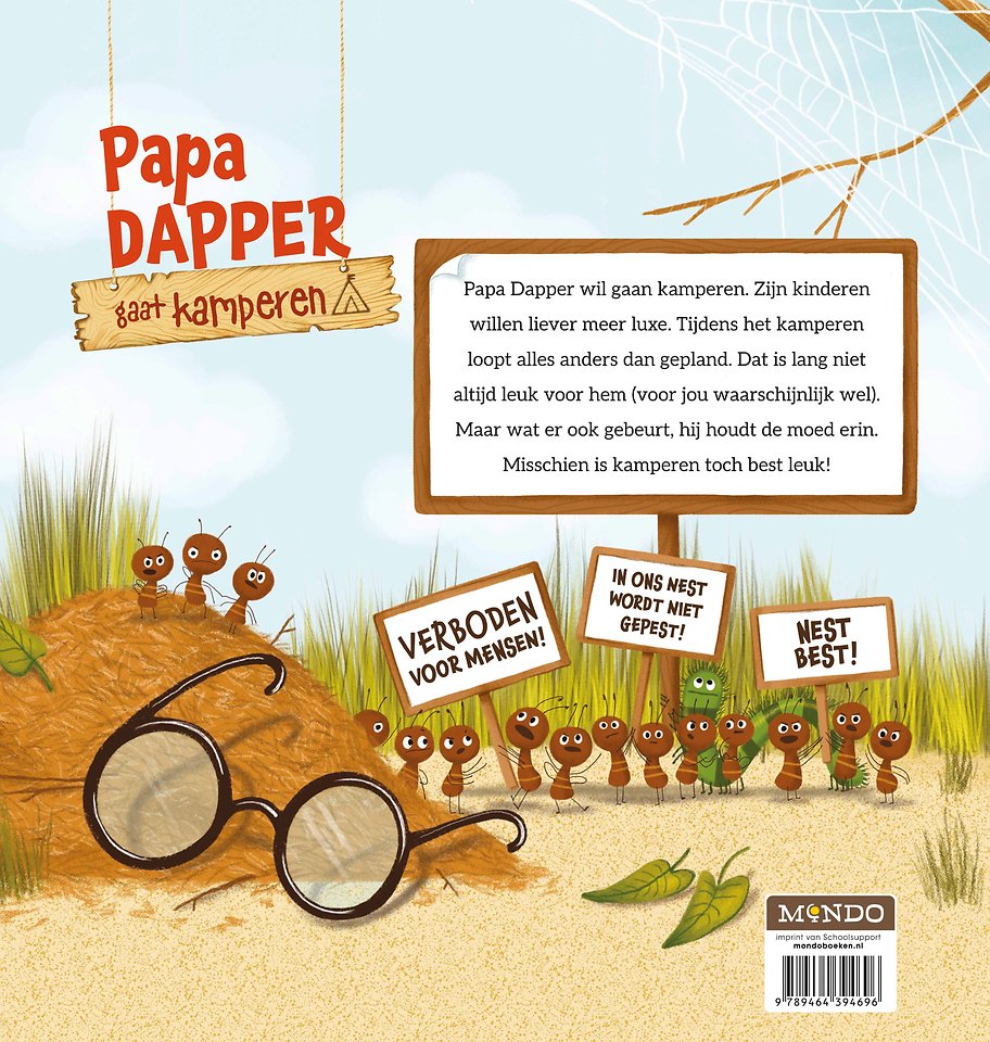 Papa Dapper gaat kamperen