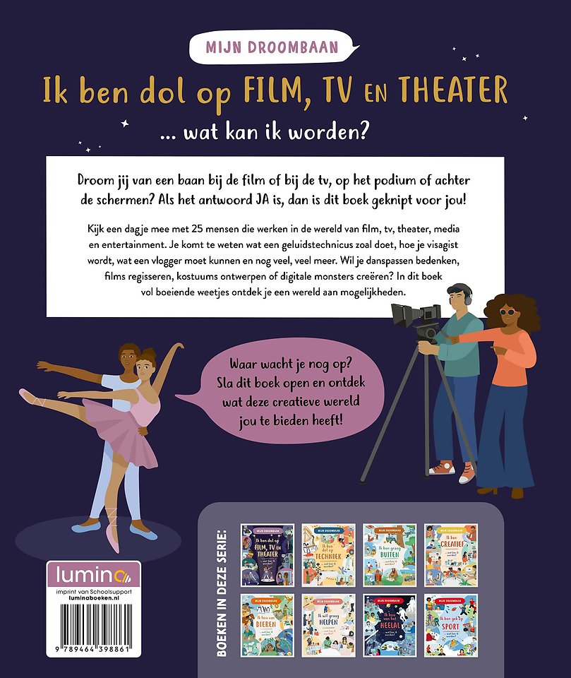 Ik ben dol op film, tv en theater … wat kan ik worden?